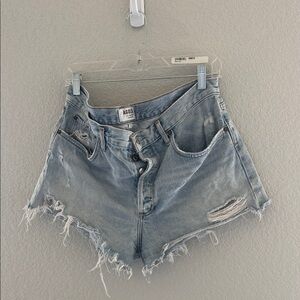 Agolde Parker High-Rise Jean Shorts